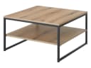 moebel-dich-auf Couchtisch KUBUS Eiche Dekor Metallgestell Modern Bild 3