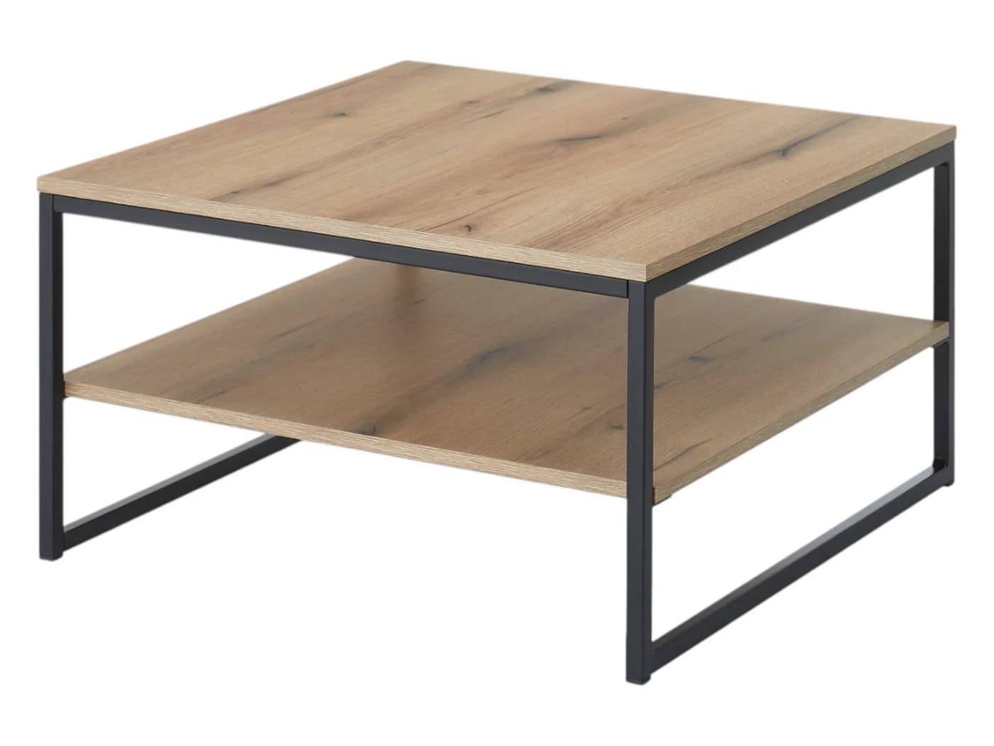 moebel-dich-auf Couchtisch KUBUS Eiche Dekor Metallgestell Modern - Bild 3