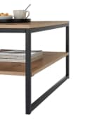 moebel-dich-auf Couchtisch KUBUS Eiche Dekor Metallgestell Modern Bild 5