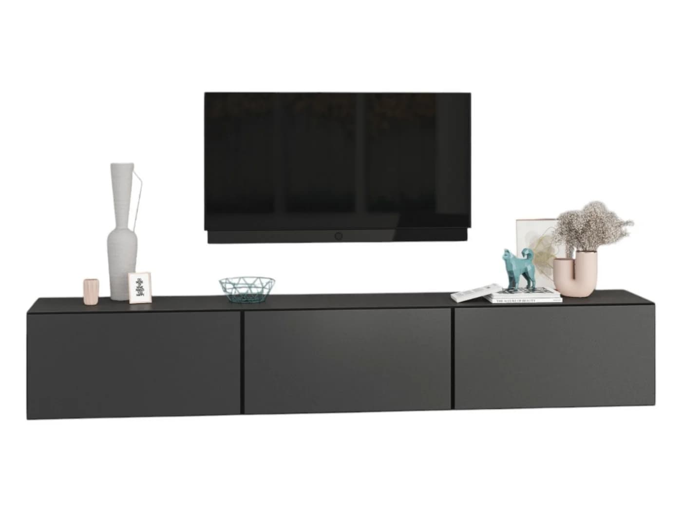 moebel-dich-auf Lowboard VARIANTO 4 3-tlg. 228 cm breit TV-Schrank - Bild 4