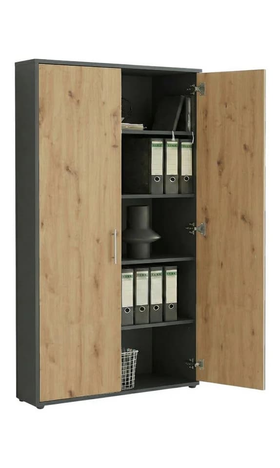moebel-dich-auf Aktenschrank TABOR 4 Grau Abschließbar - Bild 3