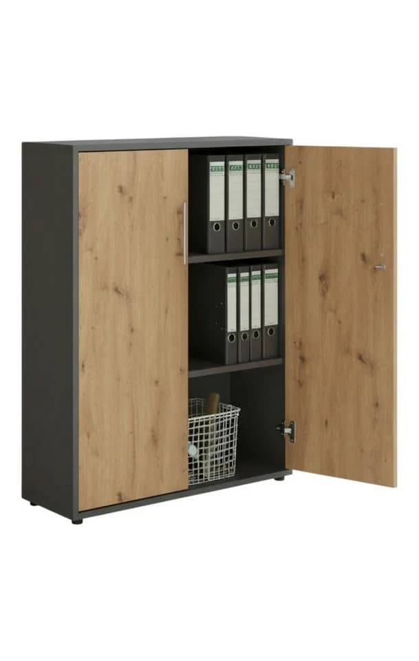 moebel-dich-auf Aktenschrank TABOR 4 Grau Abschließbar - Bild 4