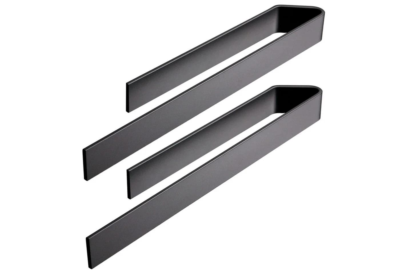 Designfabrik Hamburg Handtuchhalter ohne Bohren Schwarz Selbstklebend Aluminium - Bild 2