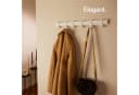 Designfabrik Hamburg Wandgarderobe Metall Modern Verschiebbare Haken Bild 1