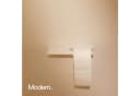 Designfabrik Hamburg Toilettenpapierhalter Weiß Selbstklebend Aluminium Bild 3