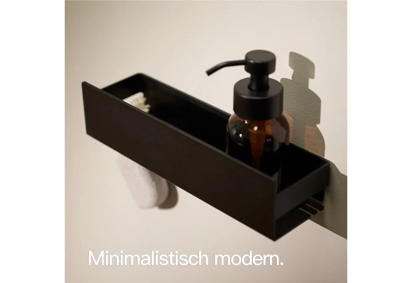 Designfabrik Hamburg Duschablage Schwarz Matt Ohne Bohren