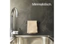 Designfabrik Hamburg Spültuchhalter Schwarz Aluminium Selbstklebend Bild 1
