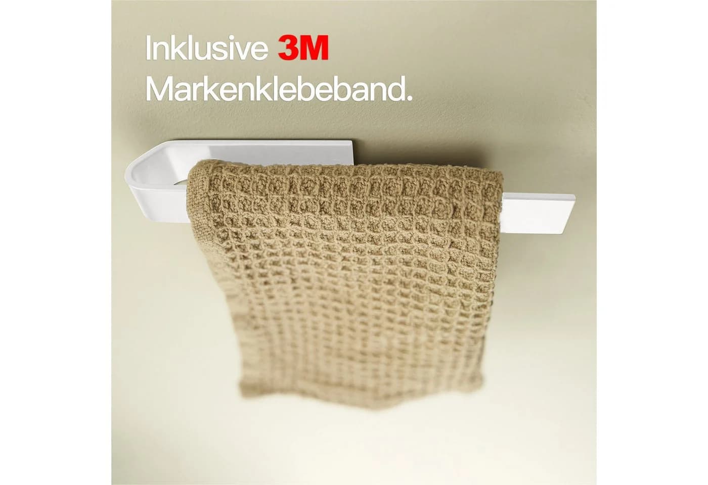 Designfabrik Hamburg Spültuchhalter Weiß Selbstklebend Aluminium - Bild 4