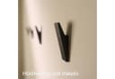 Designfabrik Hamburg Handtuchhaken 4x Wandhaken Schwarz Aluminium Bild 3