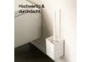 Designfabrik Hamburg WC-Reinigungsbürste mit Silikonbürste und Metallgehäuse Bild 4