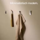 Designfabrik Hamburg Handtuchhaken DFHH KH, 4x Wandhaken, rostfrei, pulverbeschichtet, eloxiert, sandgestrahlt Bild 1