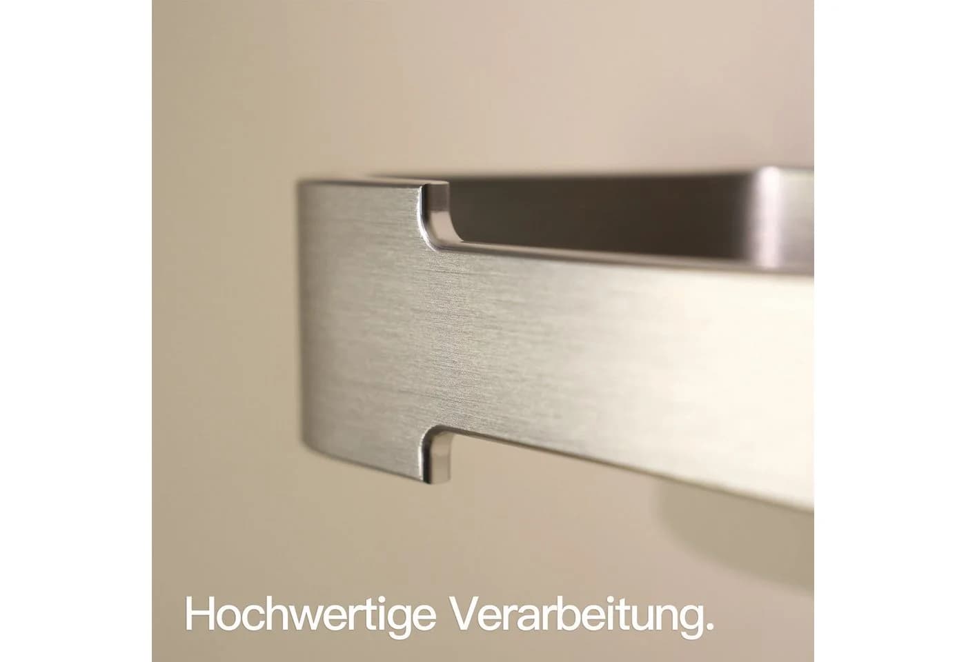 Designfabrik Hamburg Küchenrollenhalter Schwarz Aluminium Vollmaterial - Bild 5