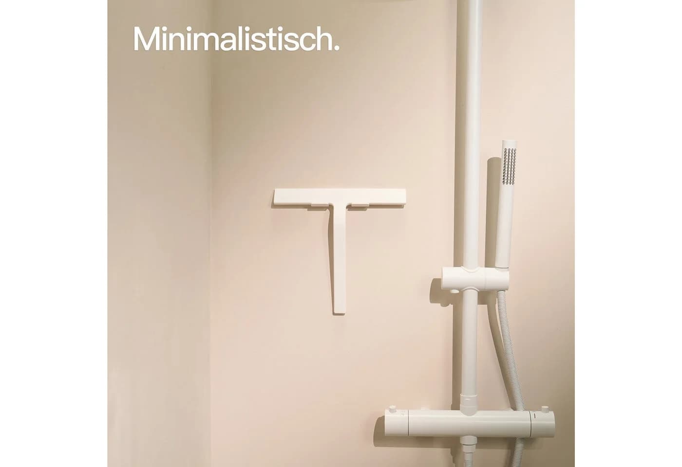 Designfabrik Hamburg Duschabzieher 23 cm Breite Silikonummantelt inklusive 2x Halterung - Bild 5