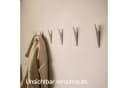 Designfabrik Hamburg Garderobenhaken Set mit versteckter Verschraubung 6 St. Aluminium Schwarz Matt Bild 5