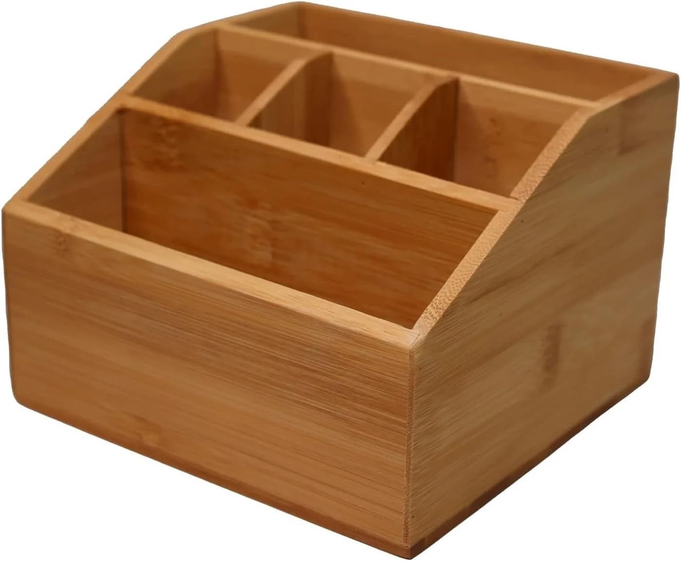 hausleben Schreibtisch Organizer Bambus 5 Fächer - Bild 3