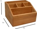 hausleben Schreibtisch Organizer Bambus 5 Fächer Bild 4