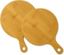 hausleben Pizzateller Bambus 2er Set mit Griff Bild 2