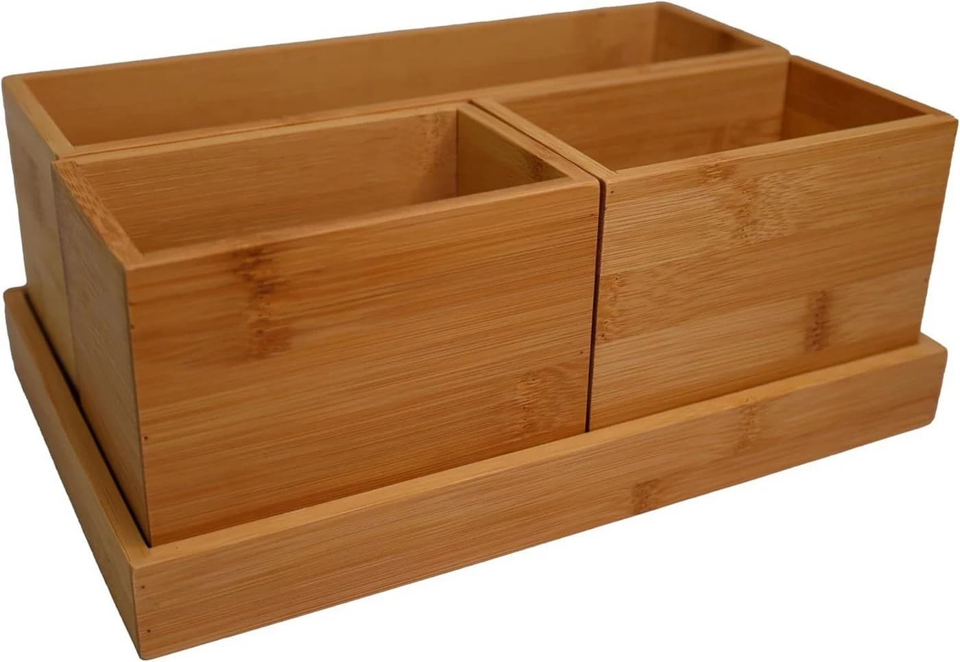 hausleben Schreibtisch Organizer Bambus 5 Fächer