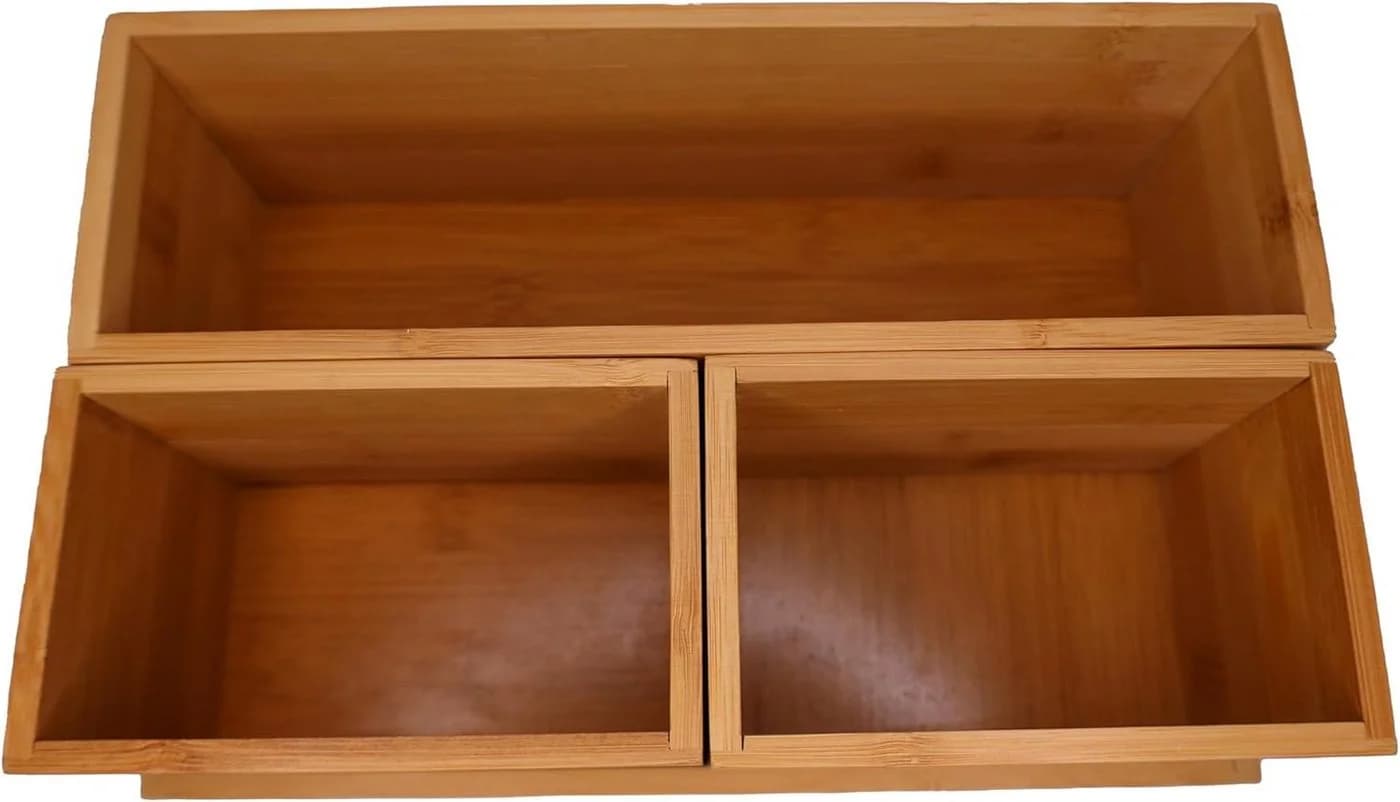 hausleben Schreibtisch Organizer Bambus 5 Fächer - Bild 3