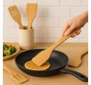 hausleben Pfannenwender Set 2-teilig Bambus Beige Bild 3