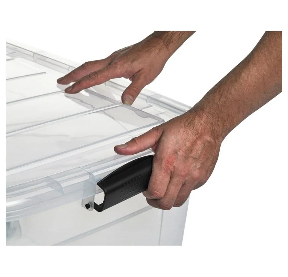 Logiplast Aufbewahrungsbox Premium 14 Liter 5er Set Clipverschluss - Bild 5