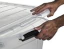 Logiplast Aufbewahrungsbox 100L Transparent mit Rollen Bild 5