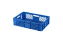 Logiplast Stapelbox 6 Stück Bäckerkisten Blau HDPE Bild 1