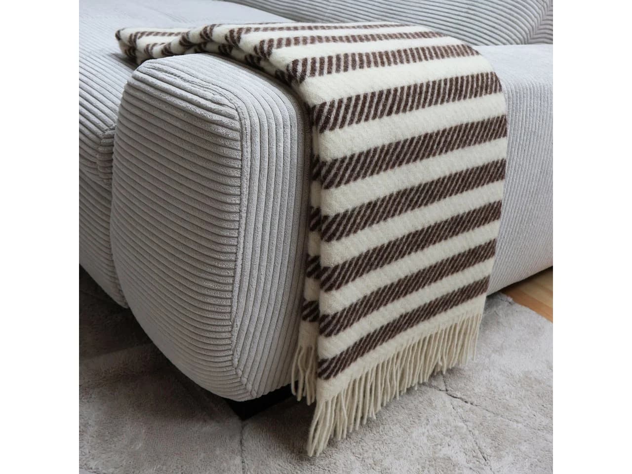 Heinrich Glaeser Nachf. GmbH Wolldecke Fair De Luxe 100% Wolle Braun/Beige