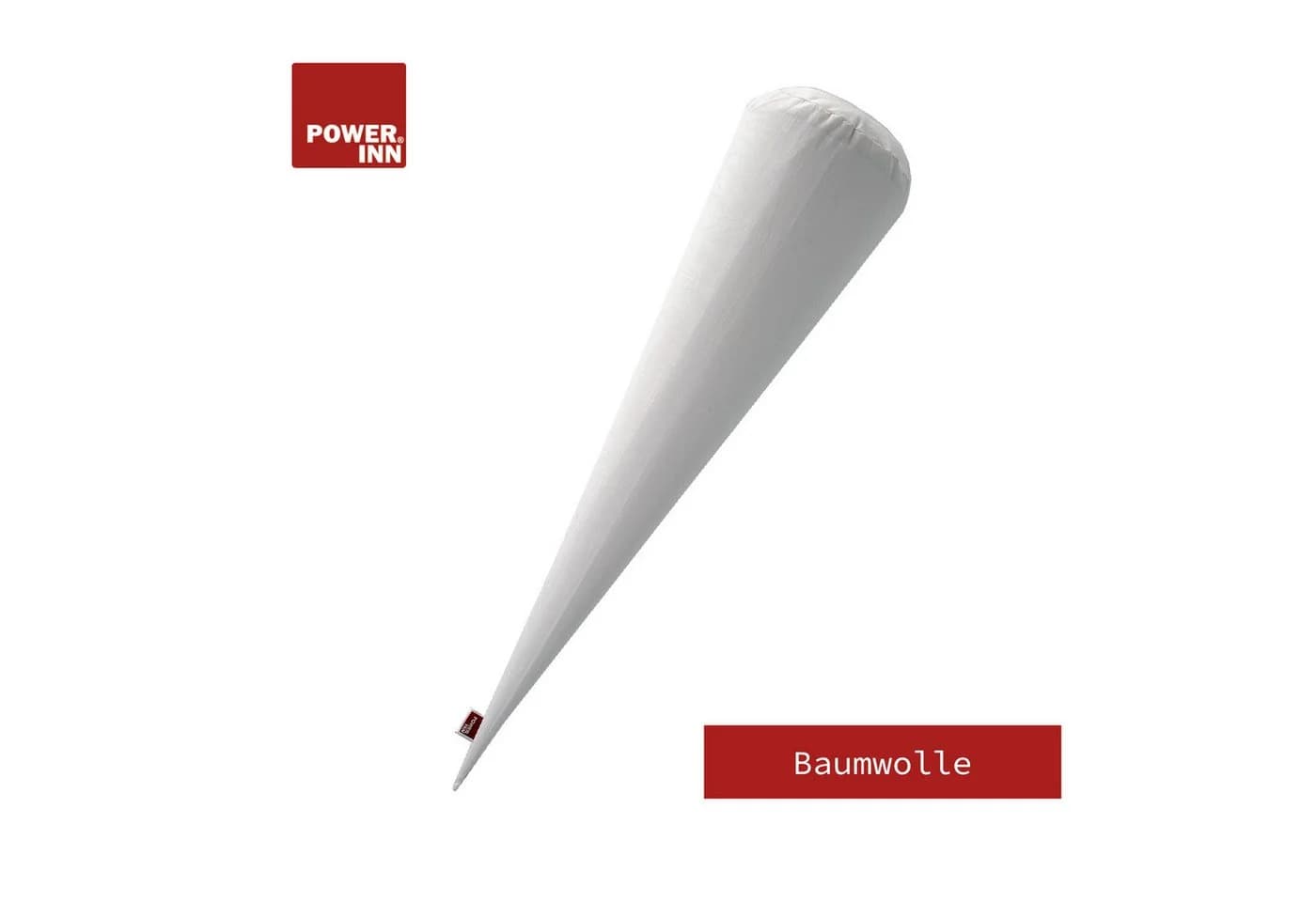 POWER INN Schultütenkissen Baumwolle ca. 70 cm + Papprohling