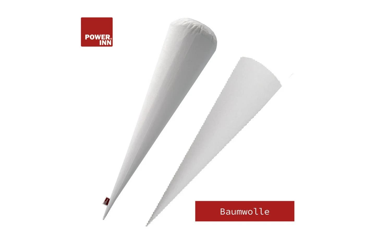POWER INN Schultütenkissen Baumwolle ca. 70 cm + Papprohling - Bild 2