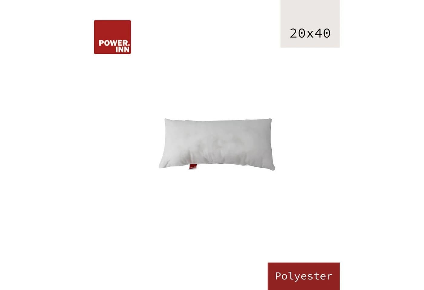 POWER INN Innenkissen Polyester Weiß Rechteckig - Bild 2