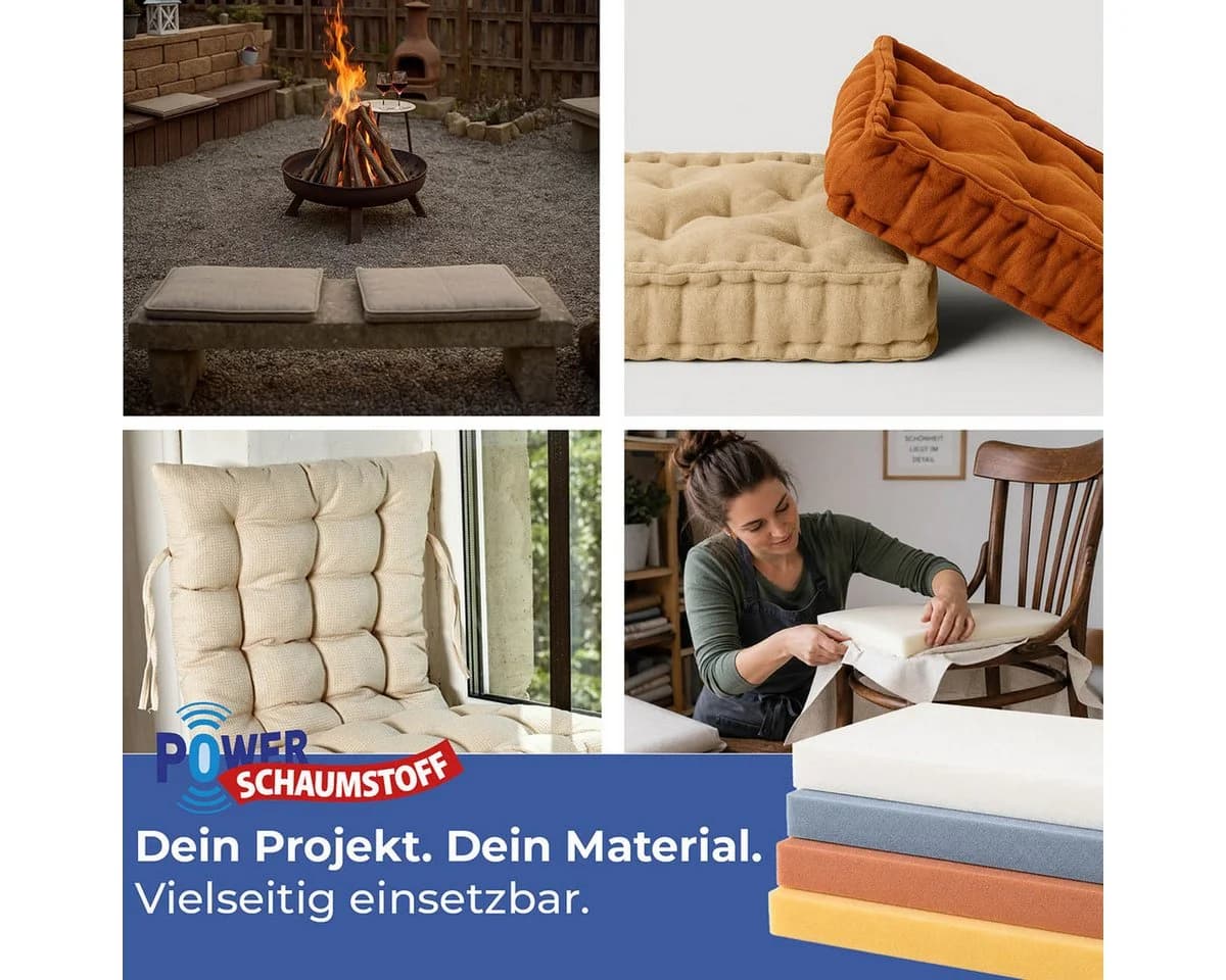 POWER SCHAUMSTOFF Sitzkissen Visco-Schaum - Bild 5