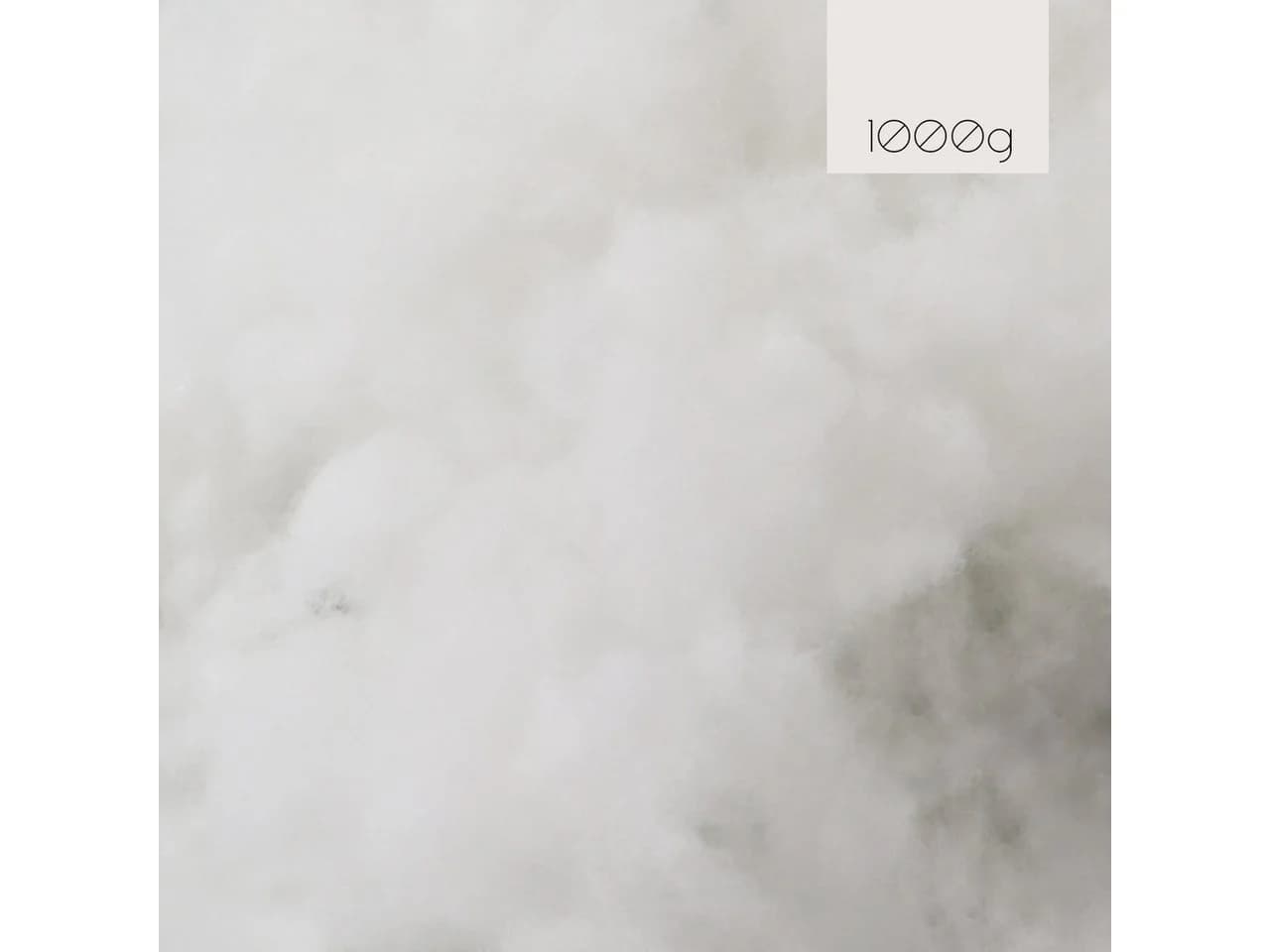 POWER FÜLL Kissenfüllung Softfüll® Füllwatte 1000g Weiß Polyester