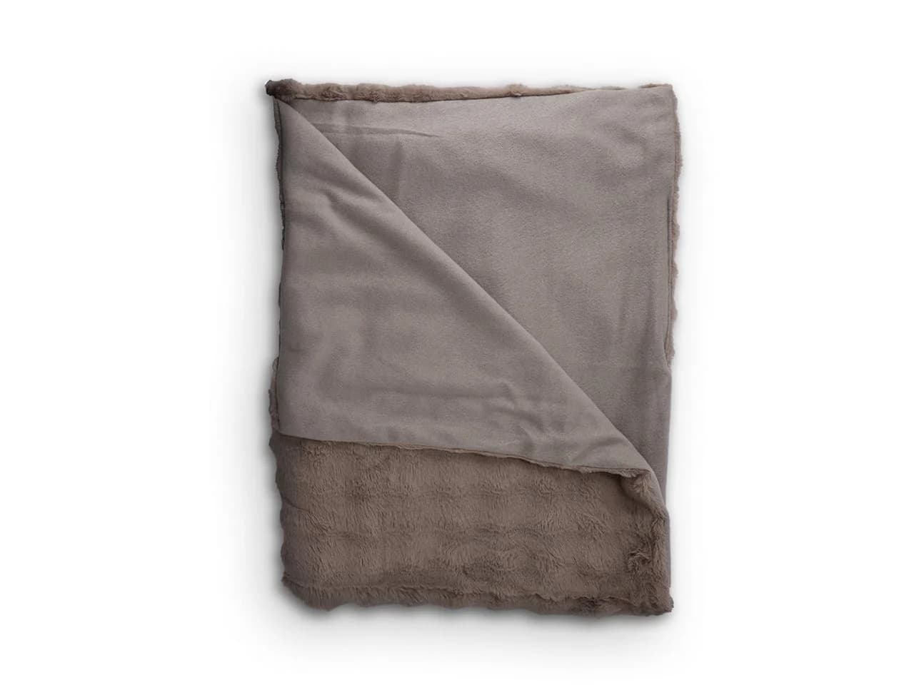 Wohndecke Fair De Luxe Kuscheldecke 100% Polyester Taupe Heinrich Glaeser Nachf. GmbH - Bild 3