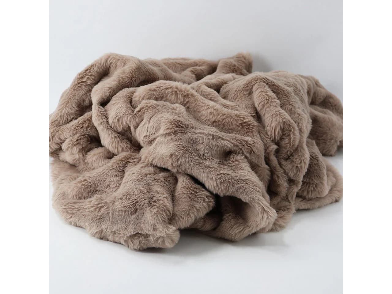 Wohndecke Fair De Luxe Kuscheldecke 100% Polyester Taupe Heinrich Glaeser Nachf. GmbH - Bild 5