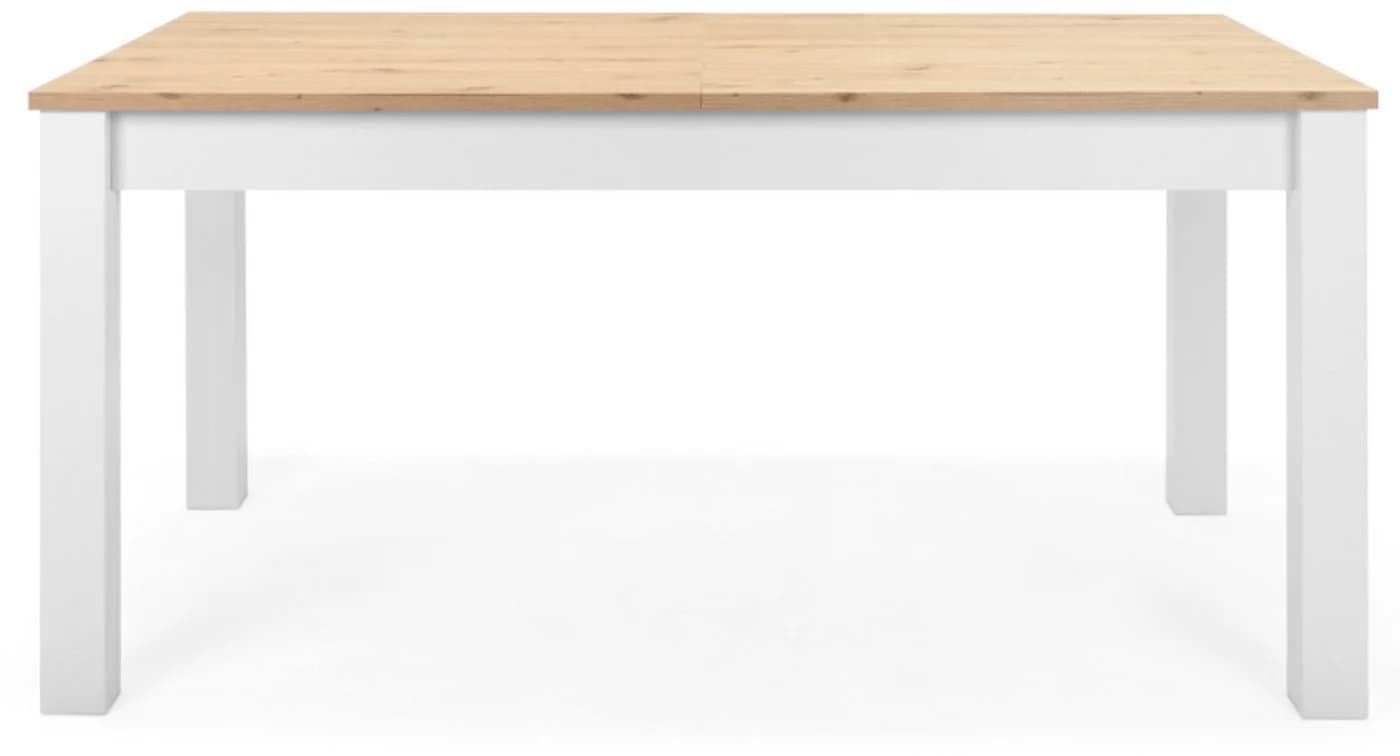 Furn.Design Esstisch Vestland Ausziehbar Weiß Eiche Artisan - Bild 4