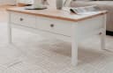 Furn.Design Couchtisch Vestland Weiß Eiche Artisan 2 Schubladen Bild 2