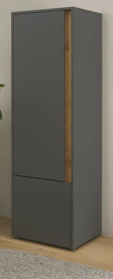 Furn.Design Aktenschrank Center Grau Wotan Eiche 2-türig 4 Ordnerhöhen - Bild 2