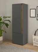 Furn.Design Aktenschrank Center Grau Wotan Eiche 2-türig 4 Ordnerhöhen Bild 4