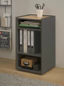Furn.Design Container Center Büroregal Grau matt Wotan Eiche Bild 5