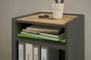 Furn.Design Schreibtisch Center Set 3-teilig Grau Wotan Eiche Bild 3
