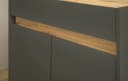 Furn.Design Schreibtisch Center Set 3-teilig Grau Wotan Eiche Bild 4