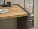 Furn.Design Schreibtisch Center Set 3-teilig Grau Wotan Eiche Bild 5