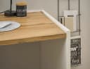 Furn.Design Schreibtisch Center Set Weiß Wotan Eiche 3-teilig Bild 4