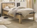 Furn.Design Einzelbett Stove Used Wood Dekor Anthrazit Bild 2