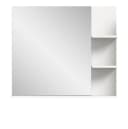 Inn.Furn Wandspiegel Sopela Badspiegel Weiß 80 x 70 cm mit Regal Bild 5