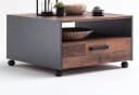 trendteam Couchtisch Indy Used Wood Grau mit Schublade Bild 1