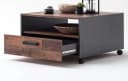 trendteam Couchtisch Indy Used Wood Grau mit Schublade Bild 5