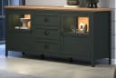 Furn.Design Sideboard Stanton Landhaus Grün Eiche LED Bild 2