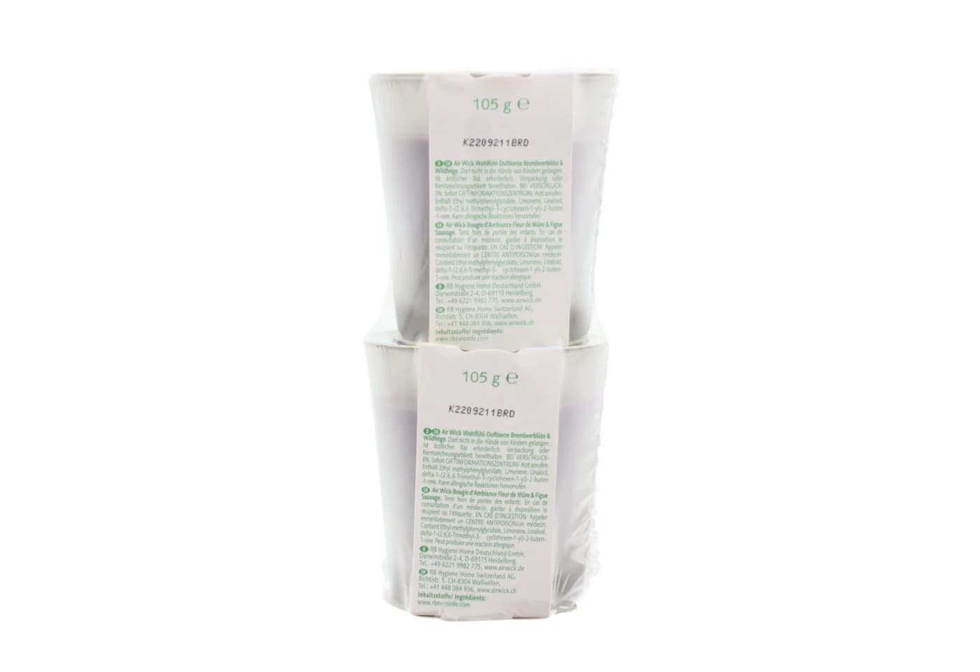 Air Wick Duftkerze 3x Duo Pack Brombeerblüte & Wildfeige